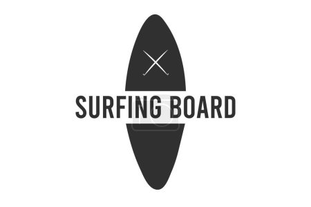 Photo for Surfing Logo Design, Surf Culture Logo  for Beach Lovers, Surfing Brand Symbol, Wave Logo for Surfers, Dynamic Surfboard Icon, Adventure Surf Logo, Surf Lifestyle, Beach Surfing, Sun, Sea - Royalty Free Image