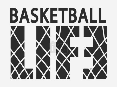 Téléchargez les illustrations : Basketball Typographie vectorielle, Conception de basket-ball typographique, Typographie Basketball Artwork, Graphiques vectorielles sur le thème du basket-ball, Typographie sportive, Art vectoriel de basket-ball, Graphiques vectorielles de basket-ball - en licence libre de droit