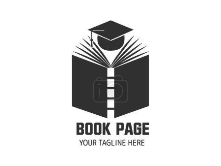 Buchinspirierte Logo-Konzepte, Logos für Bücherliebhaber, Sammlung von Buchlogos, künstlerische Logos für literarische Marken, elegante Buch-Logo-Kreationen, symbolische Logos für Verlage, Logodesigns