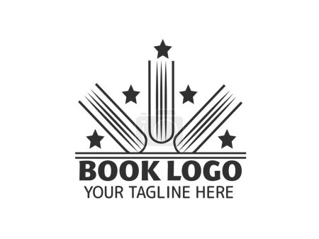  Buchlogodesign, Logos für Bücherliebhaber, Sammlung von Buchlogos, künstlerische Logos für literarische Marken, elegante Buchlogokreationen, symbolische Logos für Verlage, Logo-Designs