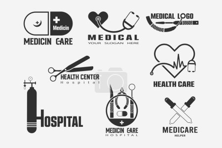 Medical And HealthCare Iconic Logo Design Bundle, Healthcare Emblem Design, MediBrand Logo Creation, Medical Identity Symbol, Wellness Logo Concept, Clinic Logo Design Inspiration, Hospital Logo Emblem, Pharmacy Logo Design Ideas