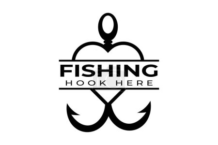 Photo for Fishing Typography Design, Fishing Logo Design, Hook Typography Design, Fishing Typography Art, Typography Design for Anglers, Fishing Theme Edition, Fishing Typography Artwork, Fishing Rod, Fishing Hook Typography, Typography Design - Royalty Free Image