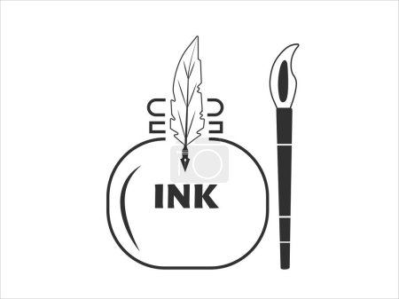 Photo for Elegant Ink Vector Design Collection, Intricate Ink Vector Illustrations, Bold Ink Vector Artwork Set, Vintage-Inspired Ink Vector Graphics, Modern Ink Vector Patterns and Designs, Abstract Ink Vector Elements, Minimalist Ink Vector Art Bundle - Royalty Free Image