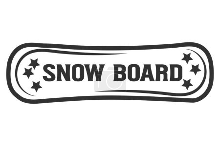 Snowboard Typographie Design, Snowboard Typographie, Snowboard Amant Typographie Illustration, Typographie pour snowboardeurs, Snowboard Typographie, Typographie