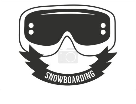 Photo for Snowboard Typography Design, Snowboarding Typographic Art, Snowboard Lover Typographic Illustration, Typography for Snowboarders, Snowboarding Typography, Typographic Artwork - Royalty Free Image
