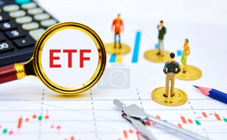 Image conceptuelle d'un fonds négocié en bourse ETF