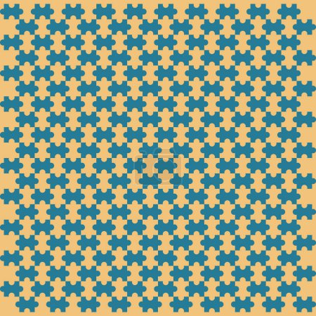 Vector background of seamless puzzles
