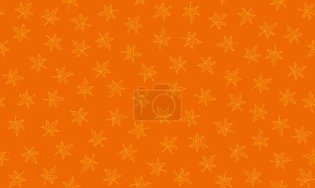 Illustration for Vector background of seamless maple leaf pattern - Royalty Free Image