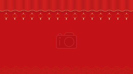 Photo for Chinese style festival celebration vector background - Royalty Free Image