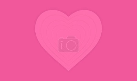 Illustration for Heart icon. love symbol. flat design. - Royalty Free Image