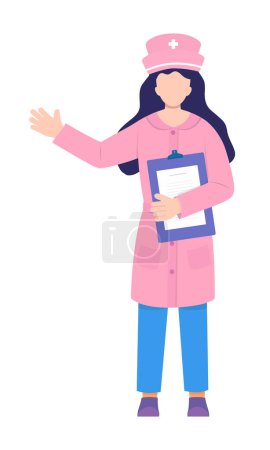 A nurse character vector illustration