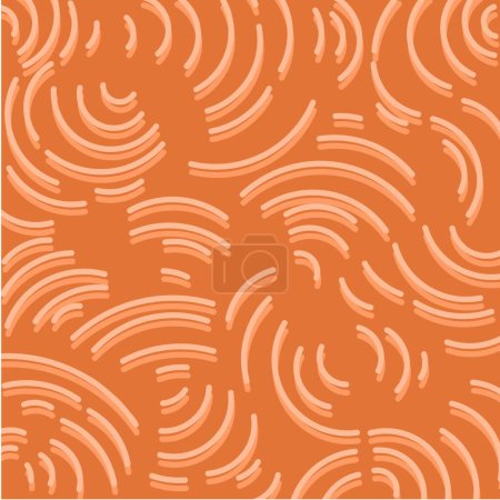 Téléchargez les photos : Le motif de ligne Curve sur fond orange - en image libre de droit
