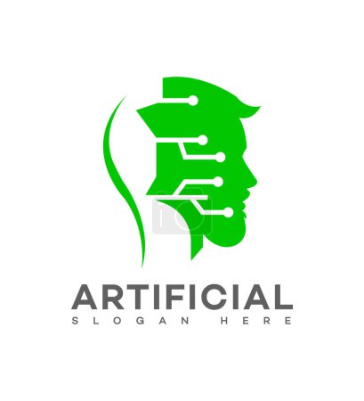artificial intelligence logo Sign Symbol Template 