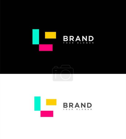 L Letter Logo Icon Brand Identity Sign, L Letter Symbol Template 