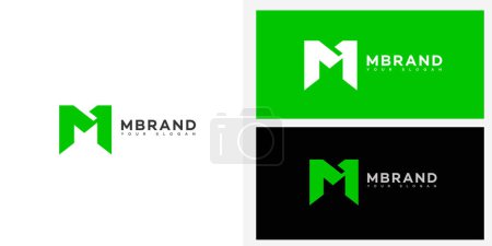 Illustration for M Letter Logo Icon Brand Identity Sign, M Letter Symbol Template - Royalty Free Image