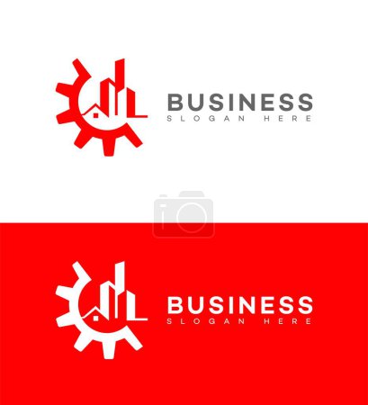 engineering consultancy logo Identity Sign Symbol Template  
