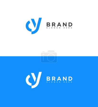 CY, YC Letter Logo Identity Sign Symbol Template