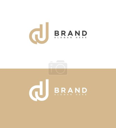 DJ, JD Letter Logo Identity Sign Symbol Template