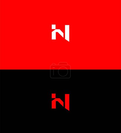 HN, NH Letter Logo Identity Sign Symbol Template