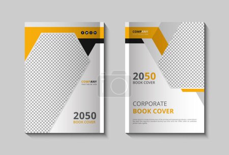 Business Book Cover Broschüre Cover Design oder Geschäftsbericht und Unternehmensprofil Cover und Bookly