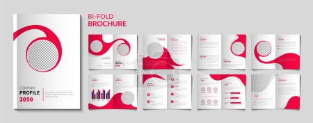 16 pages brochure design and company profile template