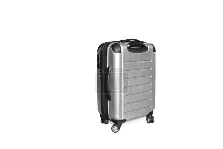 isolated suitcase on a white background