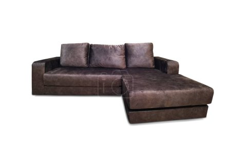 modernes Cabrio-Sofa isoliert auf weißem Hintergrund