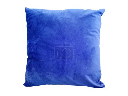 cojín almohada azul Para decorar la sala de estar, conjunto de almohadas faciales de terciopelo.
