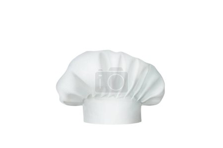 white chef hat isolated on white