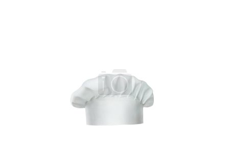 sombrero de chef blanco aislado en blanco
