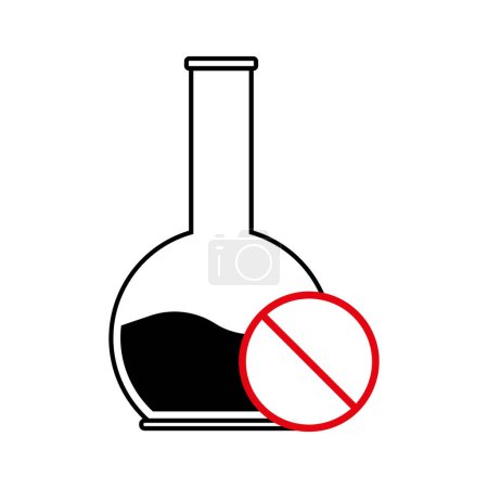 Téléchargez les illustrations : Illustration du vecteur d'icônes chimiques toxiques - en licence libre de droit