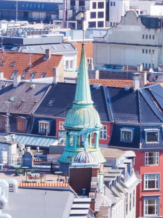 Copenhague vista de la ciudad desde el Rundetaarn.
