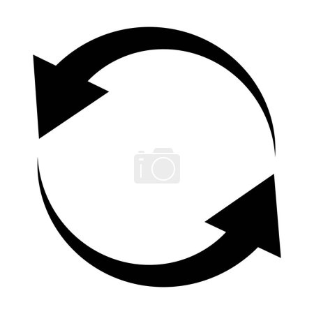 circle arrow icon. Rotate spin icon. reload, Arrows movement in a circle, refresh, reload arrow icon symbol sign, vector illustration