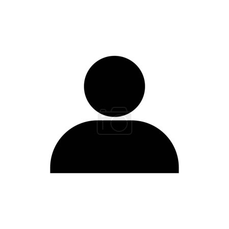 Ilustración de Icono de usuario en estilo plano, Icono de persona, Icono de usuario para el diseño de su sitio web, logotipo, aplicación, interfaz de usuario. Ilustración vectorial Icono de usuario ilustración vectorial - Imagen libre de derechos