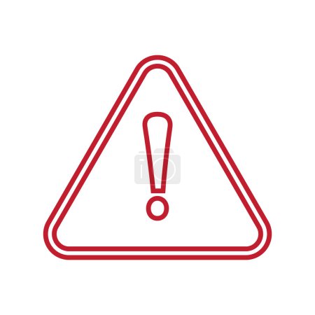 Danger warning icon Vector, Risk sign. Information sign. Exclamation icon. Alert sign. Alarm sign. Error message. Important message. Triangle. Notice icon.