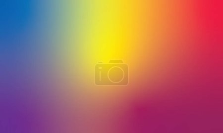 Illustration for Smooth and blurry colorful gradient mesh background. Modern bright colors. Easy editable soft colored vector banner template, - Royalty Free Image