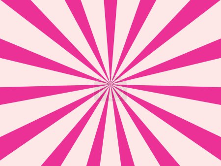 Ilustración de Dulce fresa dulces rayos fondos abstractos, Vector delicioso helado rosa fondo de pantalla con patrón - Imagen libre de derechos