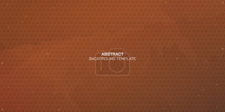 Abstract rusty graphic on metal sheet 3D circle texture pattern background vector illustration. 