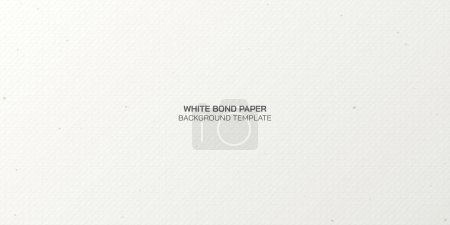 Weißes holzfreies unbeschichtetes Papier mit grob strukturiertem Hintergrund hat aquarelliert gefärbte Vektorillustration. Blank weißes Bondpapier Hintergrund.