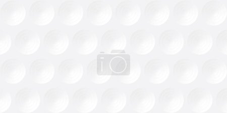 White background with 3D circle sheet paper cut style vector illustration.