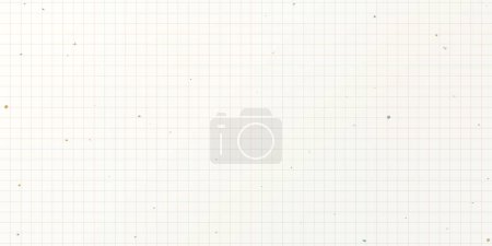Old pink and blue checkered paper texture vector illustration. White blank notebook sheet with grid and stained educational template.