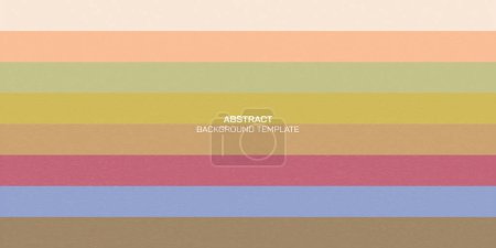 Ilustración de Tiras abstractas de colores pastel horizontales con ilustración de vector de fondo de textura rugosa. - Imagen libre de derechos