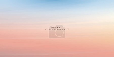 Abstract vanilla sky background vector illustration. Sunset background.