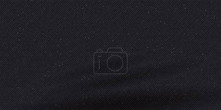 Illustration for Denim jean textile pattern black colors background vector illustration. - Royalty Free Image