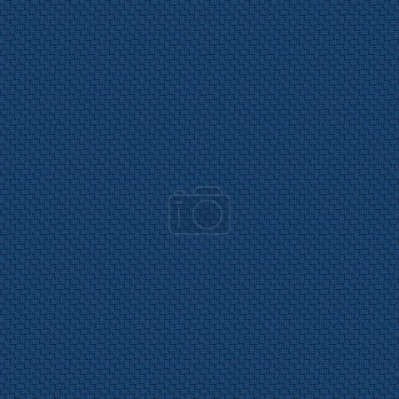 Illustration for Denim blue jean textile closed up seamless pattern vector illustration. Textile blue color background. - Royalty Free Image