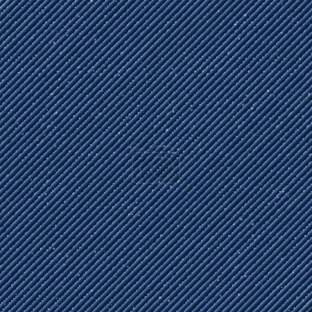Illustration for Denim blue jean textile pattern square background vector illustration. - Royalty Free Image