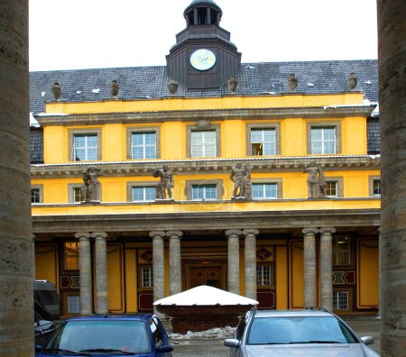 Foto de Múnich, Baviera, Alemania, 15 de febrero de 2007, sede de la compañía de reaseguros de Múnich, El edificio principal fue construido en 1912 / 13 - Imagen libre de derechos