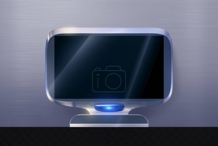 Foto de Diseño futurista pantalla 3d ilustración - Imagen libre de derechos