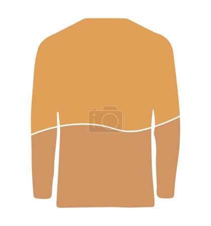 Illustration for Long sleeve essential t-shirt design - Royalty Free Image
