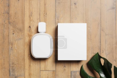 Téléchargez les photos : Bouteille de parfum Mockup pour présenter votre design au client - en image libre de droit